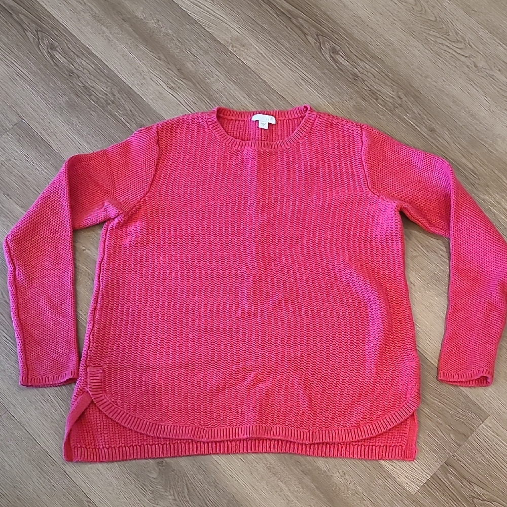 J Jill Women's Pink Sweater